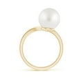 thumbnail image 2 of ANGARA South Sea Cultured Pearl Olive Leaf Wrap Ring in 14K Yellow Gold for Women | June Birthstone, Birthday, Anniversary, Jewelry Gift for Women | Pearl Ring, 2 of 8