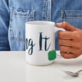 thumbnail image 4 of CafePress - Killing It - 15 oz Ceramic Large White Novelty Mug, 4 of 6