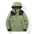 thumbnail image 3 of HUITKMM Fall Jacket Women's Lightweight Windproof Breathable Outdoor Jacket for Couples, 3 of 5