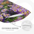 thumbnail image 3 of Daiia butterflies and Gardens Pattern Bedding Waterproof Pillow Protector Zippered Queen – Bed Bug Proof Pillow Encasement-16"x24", 3 of 6