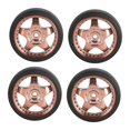thumbnail image 1 of CUITING 4 Pieces RC Car Tires for 1/18 RC Rally Car Repalces Spare Parts Argent, 1 of 9