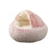 thumbnail image 1 of Billuyoard Cama pequeña para mascotas, felpa cálida para clima frío, calentador térmico para animales, , cómodo, relleno para dormir, Perchas para gatos Peluche Largo Rosa, 1 of 6