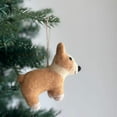 thumbnail image 2 of Christmas Corgi Ornament, Dog Ornament, 2 of 4
