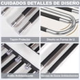 thumbnail image 4 of 4PCS Perchas Ganchos para Pantalones Ropa De 9 Niveles De Acero Inoxidable Multifuncional Perchas Plegables Antideslizantes Ahorro De Espacio Organizadores De Almacenamiento para Faldas Pantalones, 4 of 7