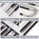 thumbnail image 4 of 4PCS Perchas Ganchos para Pantalones Ropa De 9 Niveles De Acero Inoxidable Multifuncional Perchas Plegables Antideslizantes Ahorro De Espacio Organizadores De Almacenamiento para Faldas Pantalones, 4 of 7