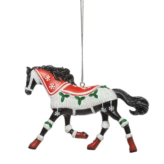 Trail of Painted Ponies Cozy Toes Christmas Ornament 1in H