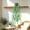 D, variant on Hanging Artificial Pothos with Pot, Faux Trailing Green Vine Plant for Indoor Wall Shelf Home Decor