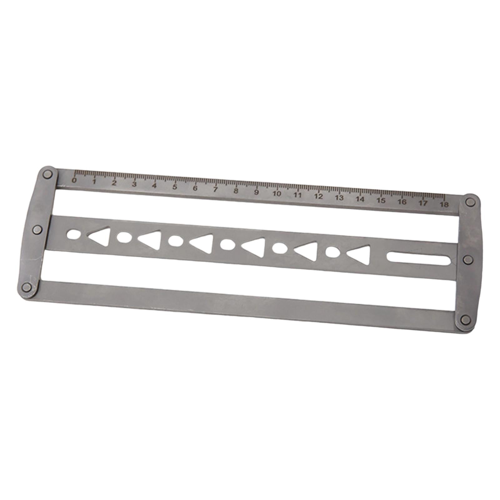 FVDPWYE Belt Positioning Auxiliary Ruler DIY Handcraft Belt Hole Punch Belt End Tool Triangle