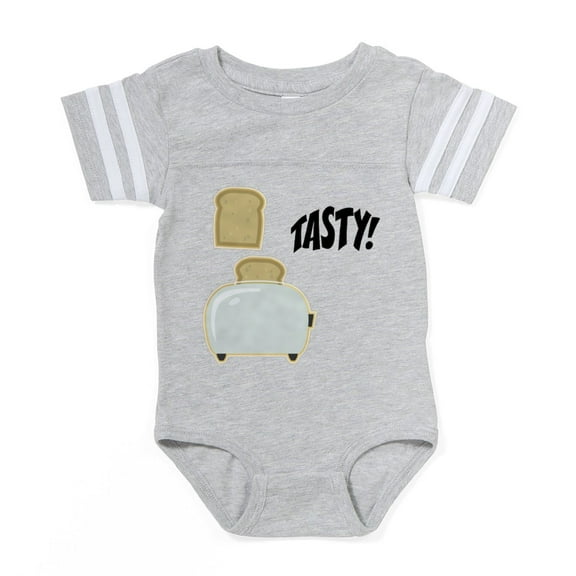CafePress - FIN Toast Tasty - Cute Infant Baby Football Bodysuit