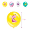 thumbnail image 2 of Dinosaur Party Decorations for Girls with Yellow White Teal Print Dinosaur Latex Balloon Set with Dincosaur Garland Banner Dinosaur Cake Topper for Kids Dino Birthday Party Supplies, 2 of 6