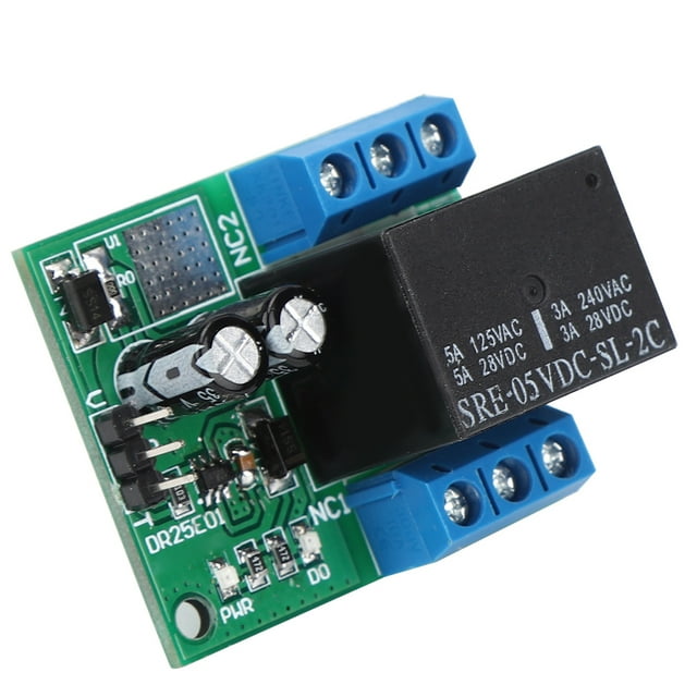 DPDT Relay Module, Self Locking Bistable Relay Board with Low Pulse Control, DC 5V, 5A Load Capacity, for DIY Electronics and Automation Projects