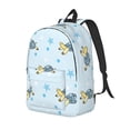thumbnail image 1 of Easygdp Cartoon Turtle Mochila de Lona Resistente para Laptop, Compatible con Laptops de 15 a 17 pulgadas, Ideal para Escuela, Trabajo y Viajes-Medium, 1 of 5
