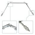thumbnail image 5 of Archy 13/16" Bay Window curtain rod 20"-36", 38"-72" - Satin Nickel,(ABay-41-5), 5 of 5