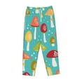 thumbnail image 4 of Daiia Mushrooms Women's Sleep Pant with Pockets and Drawstring,Pajama Pants-Large, 4 of 9