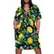 thumbnail image 2 of Vestido holgado con bolsillos y estampado de limones en hojas tropicales, vestido de fiesta de lujo para mujer, vestido de noche para graduación, tendencia de ropa para mujer 2025, 2 of 7