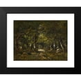 thumbnail image 2 of Narcisse-Virgile Diaz de La Peña 18x14 Black Modern Framed Museum Art Print Titled - Forest Scene (1874), 2 of 5