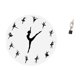 thumbnail image 5 of Reloj de pared con escultura artística de bailarina de ballet, elegante figura de resina, silencioso, decorativo, para el hogar, la oficina, la cocina, 5 of 8
