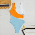 thumbnail image 4 of Birdeem Womens Sexy Waist Bikini Contrast Color One-Piece Swimsuit, 4 of 12