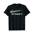 thumbnail image 1 of Just Braaap It Motocross et Dirt Bike Shirt - Blanc - 2TG, 1 of 2