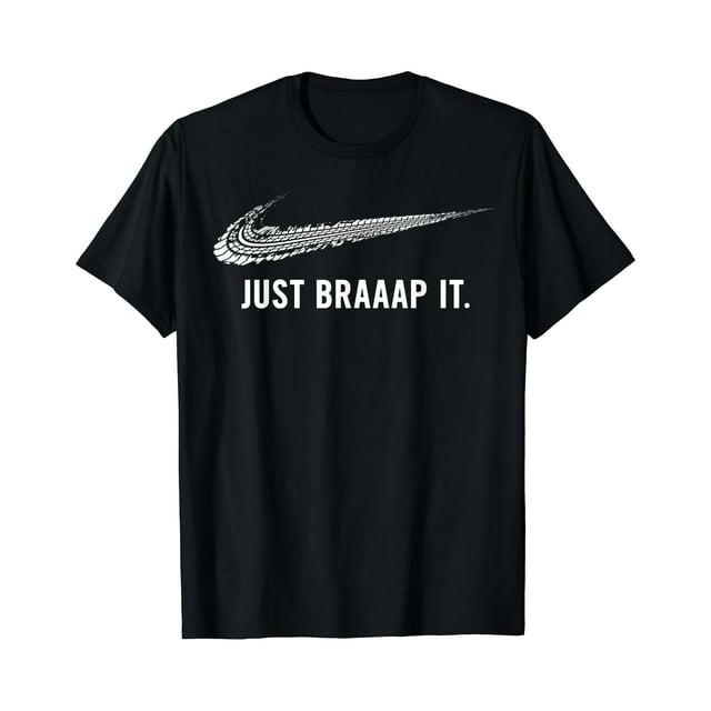 Just Braaap It Motocross et Dirt Bike Shirt - comme sur l'Image - 2TG