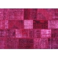thumbnail image 1 of Ahgly Company Indoor Rectangle Patchwork Pink Transitional Area Rugs, 7' x 9', 1 of 4