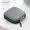 Black, variant on EVA Digital Organizer Case | Hard Shell Headphone, Data Cable, Bluetooth Earbud Storage | Round Zipper Pouch | Shockproof Protective Bag | Unisex, Black, 7.5x7.5x4cm