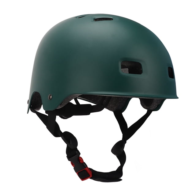 Cycling Helmet, Adjustable Adults Helmets Safety Helmet Certified Bicycle Helmet for Skating Riding Teenagers Green