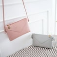 thumbnail image 3 of Women Fashion Solid Color Leaf Zipper Shoulder Bag Crossbody Handbag Phone Pouch, 3 of 8