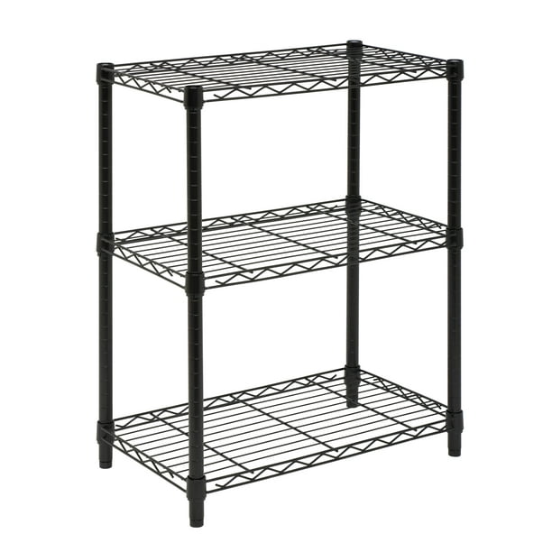 HoneyCanDo 3Tier Heavy Duty Adjustable Shelving Unit With 250Pound