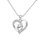 thumbnail image 3 of Colgante de amor Strade Fareast Limited collar de mujer con diamantes de imitación Plata, 3 of 8