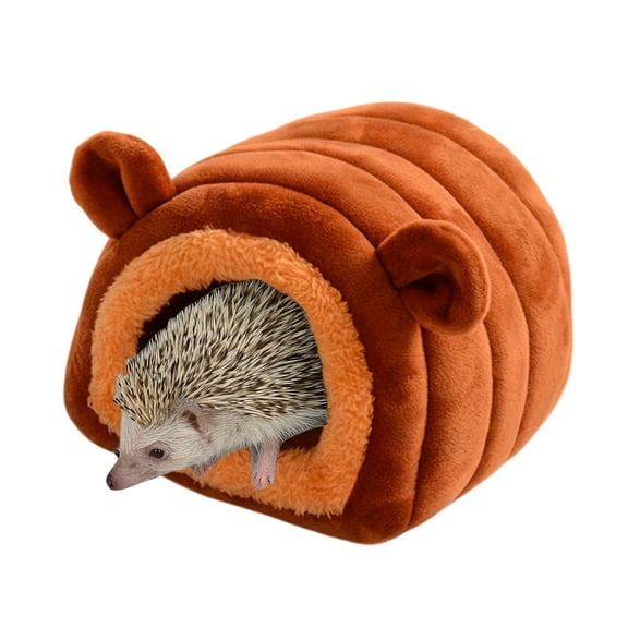 Cozy Hedgehog Bed & Hideout, Soft Flannel Small Animal Cage Accessory for Hamsters, Gerbils, and Hedgehogs - Warm and Comfortable Pet Bed