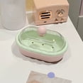thumbnail image 2 of YFGEFTR Covered Soap Box for Bathroom Counter, Drainage Soap Dish with Lid Protection, Travel Soap Container Leak Proof, Compact Design for Home and Trip, Easy to Carry, 2 of 6