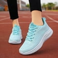 thumbnail image 6 of NOKIO Women Athletic Shoes Walking Running Shoes Non-Slip Fashion Sneakers Women Running Shoes Lace Up Front Sporty Sports Shoes Non Slip Gym Workout Shoes Casual Sneakers, 6 of 8