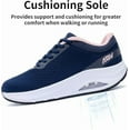 thumbnail image 5 of GOOBON Wide Toe Box Walking Shoes Womens Arch Support Orthotic Sneakers Plantar Fasciitis Tennis Running Shoes Fashion Sneakers for Foot Pain Relief US 6-11, 5 of 7