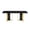 78.7 in Gold&Black, variant on Wood Dining Table, 67 Inch Rectangular MDF Table with Black Metal Base for Dining Room Kitchen