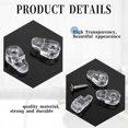 thumbnail image 3 of 25 Pack Mirror Mounting Clips Kit, Round Mirror Hangers for Wall Glass Retainer Clips Kit Clear Mirror Mounting Clips, 3 of 5