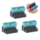 thumbnail image 4 of Conector De 19 Pines A 90 Grados, Adaptador De Corriente De Placa Base De 3 Piezas De Salida De 90 °, Fuerte Para Computadora De Alimentación De Placa Base ANGGREK Una muesca mirando hacia afuera, 4 of 8