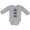 AC-Heather Grey, variant on Inktastic Blue Crab Lover Boys or Girls Long Sleeve Baby Bodysuit