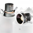 thumbnail image 1 of Foco LED inteligente empotrado para el hogar, copa profunda, antideslumbrante, espectro completo, luz descendente de techo para sala de estar, 1 of 5
