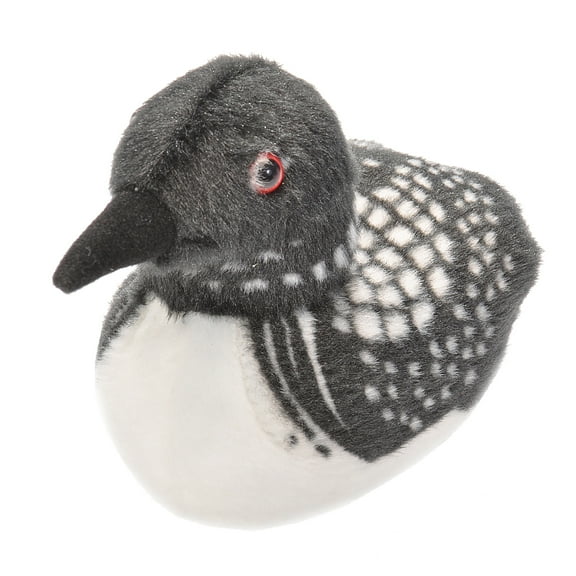 Wild Republic Audubon Bird Common Loon Stuffed Animal, 5.5 Inches
