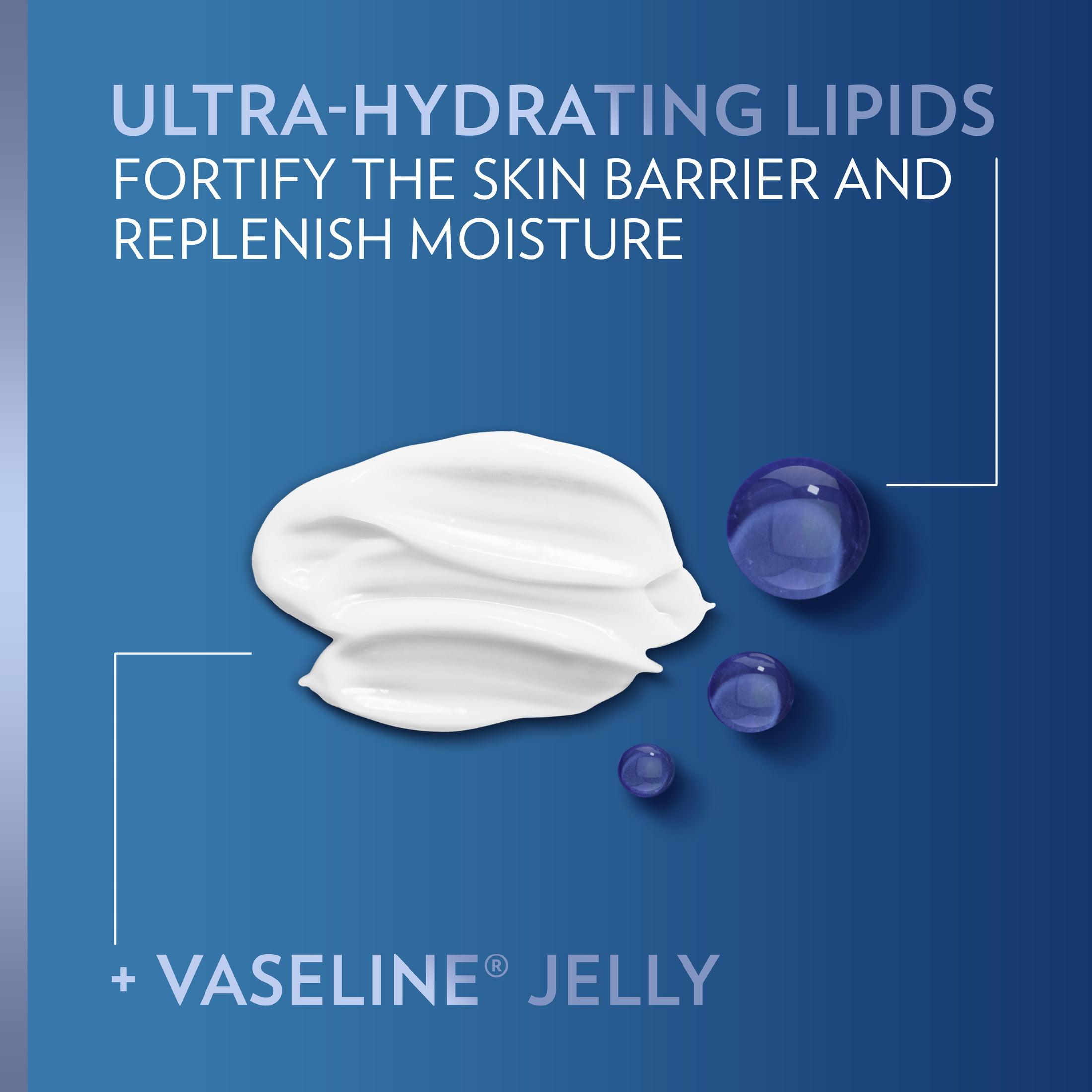 Vaseline Intensive Care Body Lotion for Dry Skin Advanced Repair Unscented Lotion Made with Ultra-Hydrating Lipids + Vaseline Jelly to Repair Extremely Dry Skin, 32 fl oz