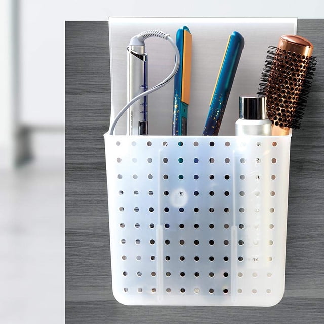 Organizador de herramientas para el cabello Madesmart sobre la puerta para baño Frost
