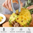thumbnail image 2 of Banome Pineapple Eye Remover & Strawberry Stem Cutter Tool with Peeler, Stainless Steel Comfortable Grip Kitchen Tool for Quick Fruit Preparation (3PC), 2 of 8