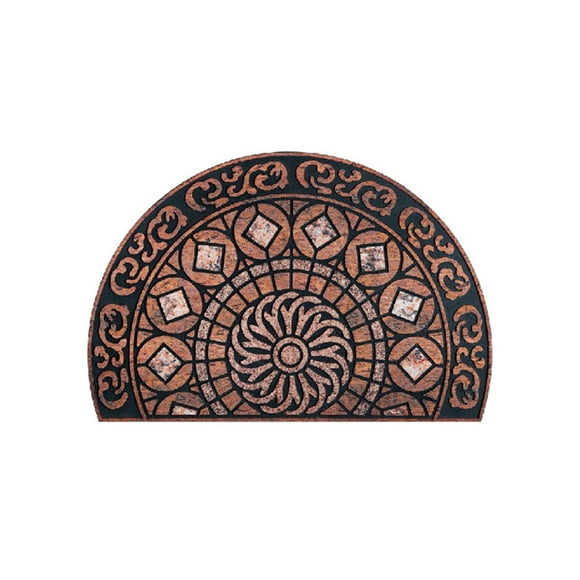 DEBGFS Clearance Half Circle Rug Front Door Mat Outside Entrance Half Moon Outdoor Mat Welcome Mat Outdoor Door Mat Outdoor Entrance Outside Door Mats for Front Door Entry Home Decor A,c