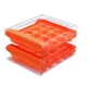 thumbnail image 1 of Caja de Almacenamiento de Huevos para Refrigerador Organizador de Huevos Reutilizable Contenedor para 32 Huevos Bandeja Extraíble para Gabinete Naranja Macarena, 1 of 8