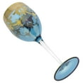 thumbnail image 4 of GlassOfVenice Set of Two Murano Glass Wine Glasses 24K Gold Leaf - Blue, 4 of 7