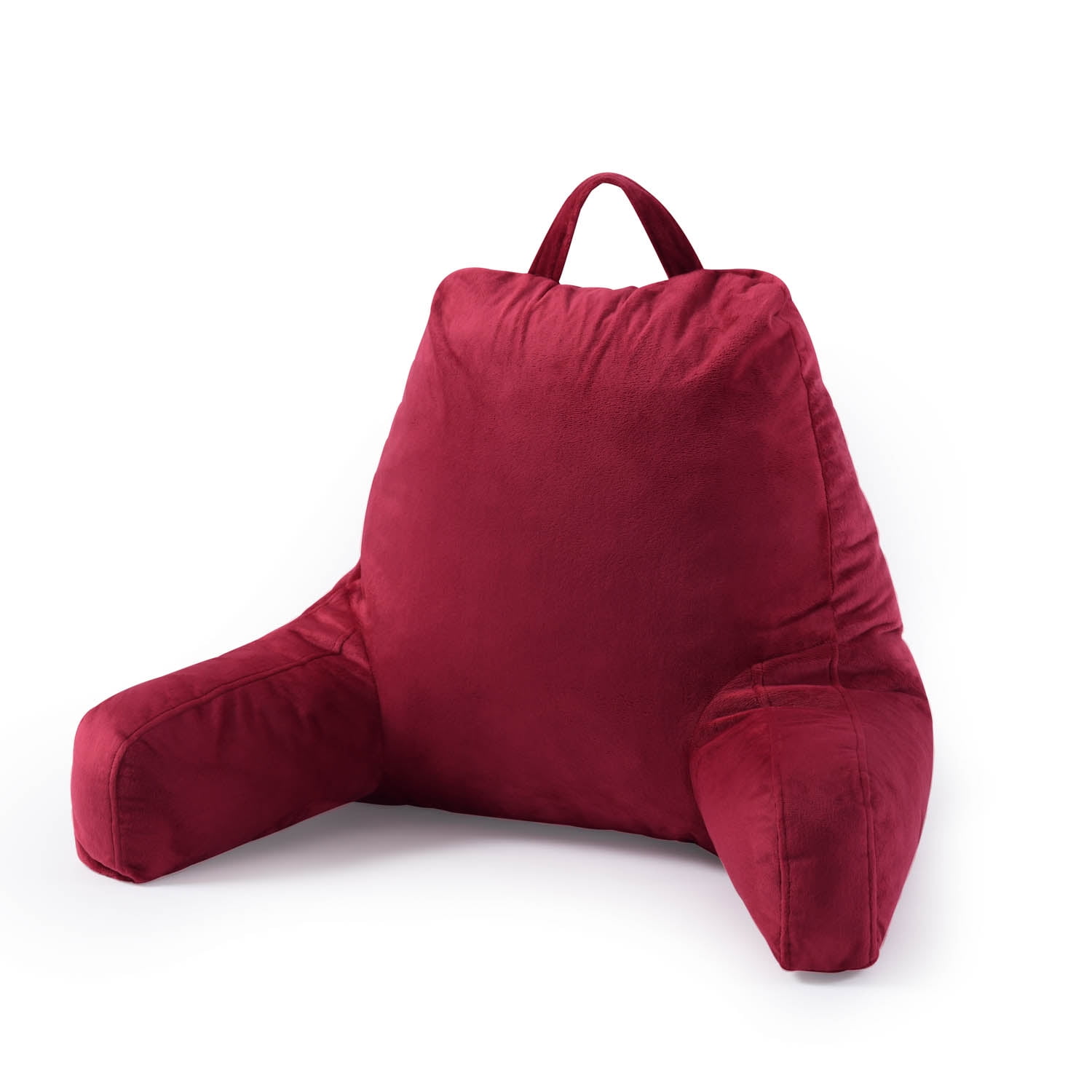 Retreat Life Red Velvet Bed Rest Pillow