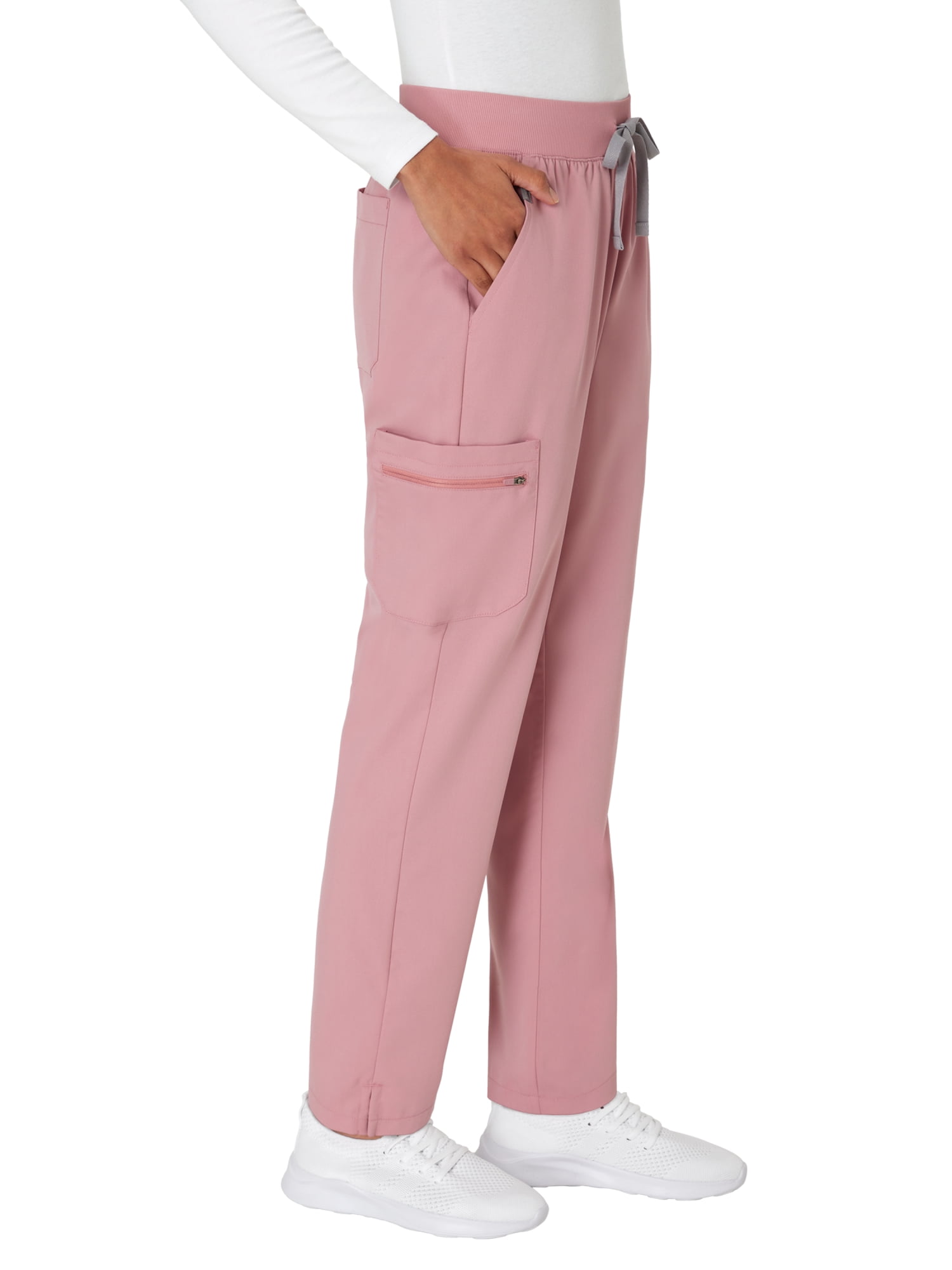 Hanes Women's Scrubs Drawstring Scrub Pants, Premium, Straight Leg, Pockets, Sizes XS-3XL