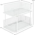 thumbnail image 2 of 2 Tier Under Sink Organizer with Mesh Sliding Drawers for Bathroom and Kitchen Storage, 2 of 7