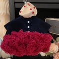 thumbnail image 4 of Falda de otoño e invierno para niños, lindo vestido para niña, falda de malla de estilo occidental, falda para niña británica, 4 of 6